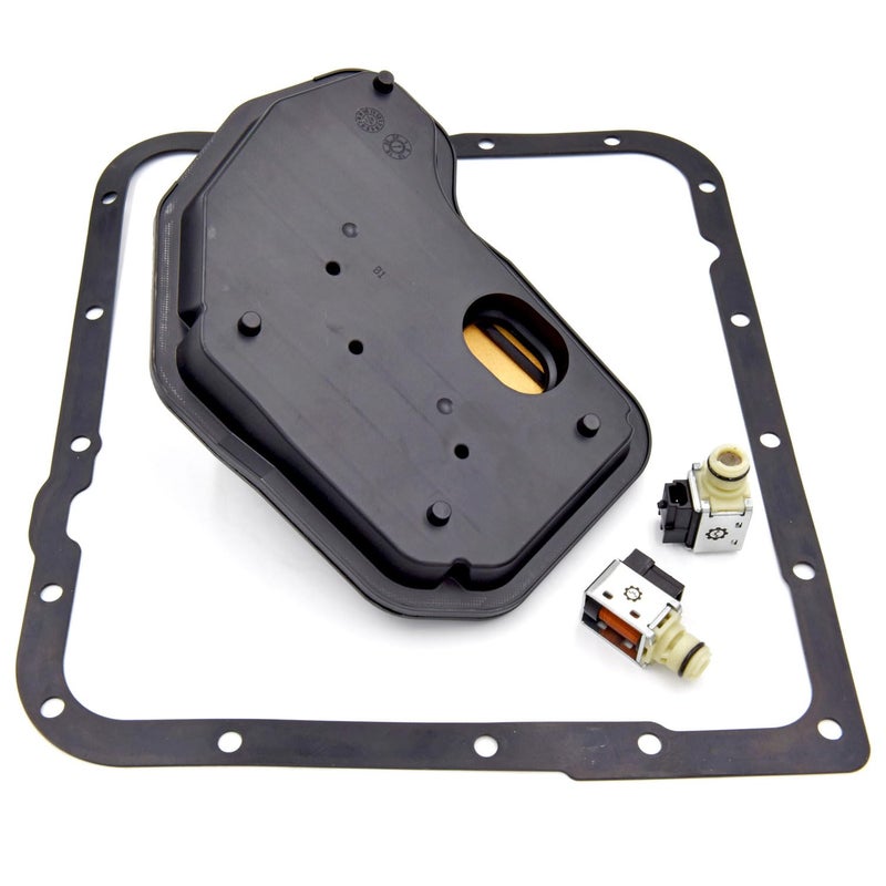 NMN 4L60E Shift Solenoid Valve A&B with Transmission Filter Gasket kit Compatible with 1998-Up GM Chevrolet Buick Pontiac Trucks Replace # 24230298 24208576 10478120 - Image 2
